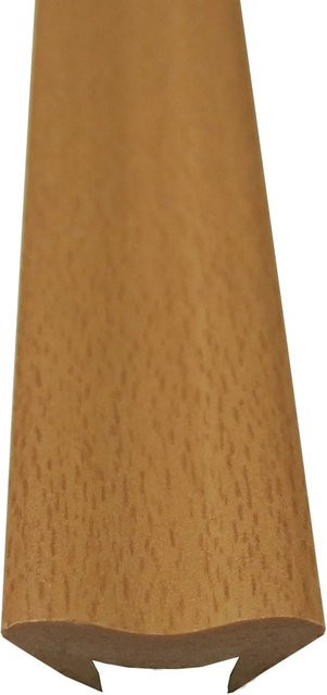 Döllken Profiles Hohlkehlleiste aus Kunststoff in Buche Optik, Farbe Braun, B/H: 22 x 22 mm, Länge: 2500 mm - Bild 1