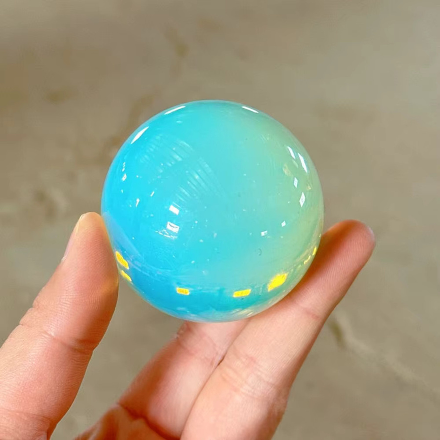 Opalit-Kristallkugel von CrystalHola in Multicolour, dekorative Quarzkugel mit 5,0 cm Durchmesser - Bild 2