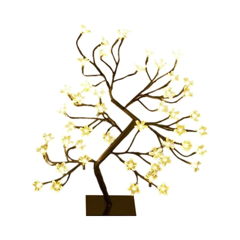 lyfs LED Tischlampe Kirschblüte mit USB und Fernbedienung für Schlafzimmer und Dekoration - Bild 4