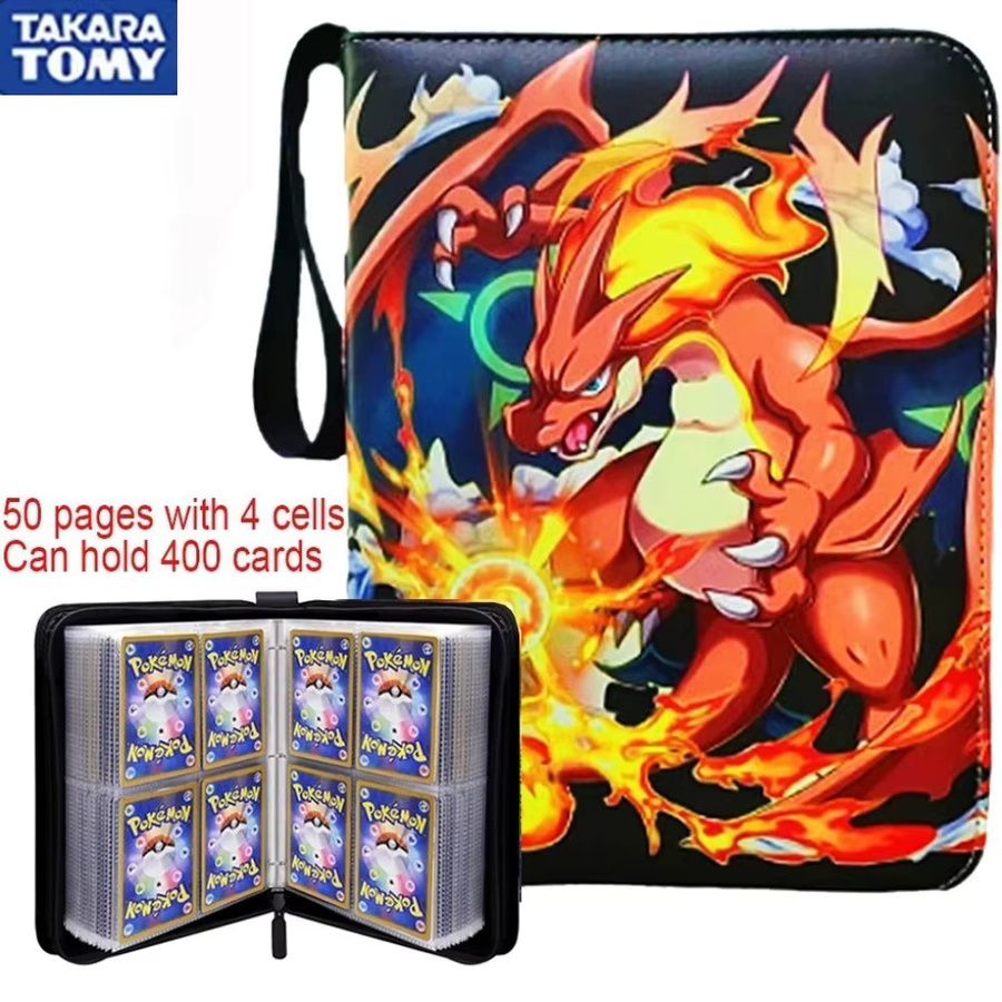 TAKARA TOM Pokémon Kartenalbum, Reißverschluss-Fotoalbum, Sammelmappe - Bild 2