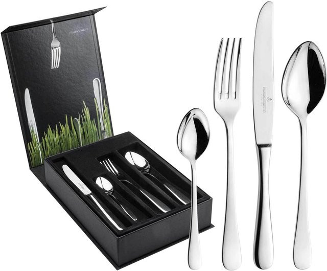 Picard & Wielpütz Tafelbesteck Charisma aus Edelstahl in Silber, 24er Set inklusive Besteckbox - Bild 1