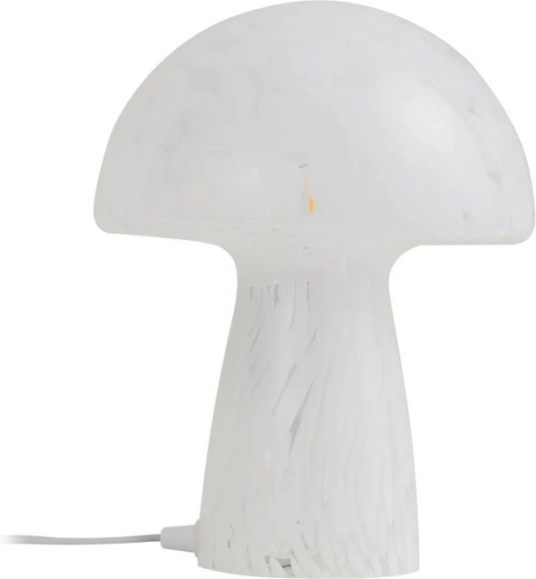 Lindby Tischlampe Hubi Modern aus Glas in Weiß, 1-flammig E27, Wohnzimmerleuchte - Bild 1
