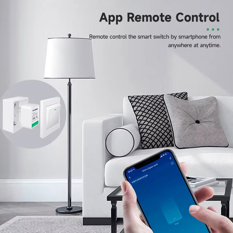 iHseno ZigBee 3.0 Smart Switch 16A mit 2-Wege-Steuerung in Weiß, kompatibel mit Alexa und Google Assistant - Bild 3