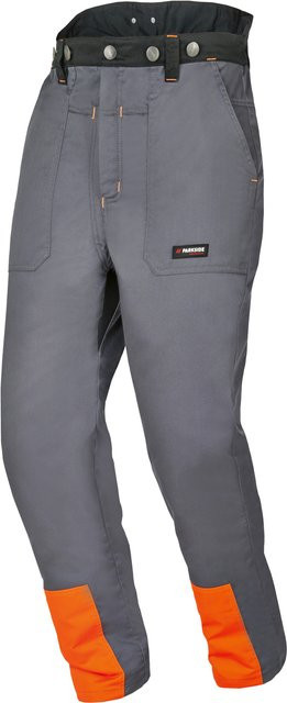 PARKSIDE PERFORMANCE Herren Schnittschutzhose in Grau und Orange aus Polyester - Bild 1