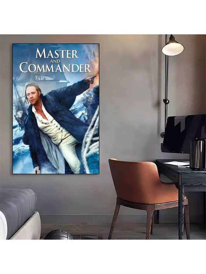 Vintage Filmposter Meister und Kommandant die Fernseite der Welt als Wanddeko im nordischen Stil ohne Rahmen - Bild 7