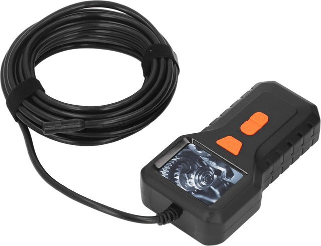 Tragbare industrielle Inspektionskamera mit 2 Zoll HD-Display, 5 Meter Kabel und 8mm Objektiv in Schwarz - Bild 1