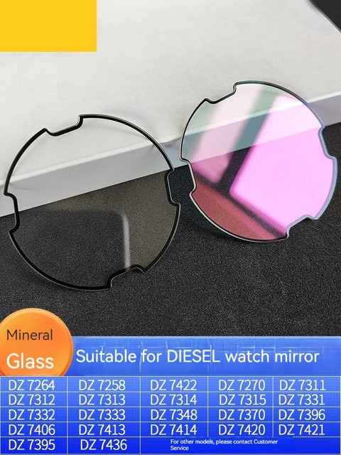 Diesel Ersatzglas Mineralglas, Herrenuhr Ersatzteil - Bild 1