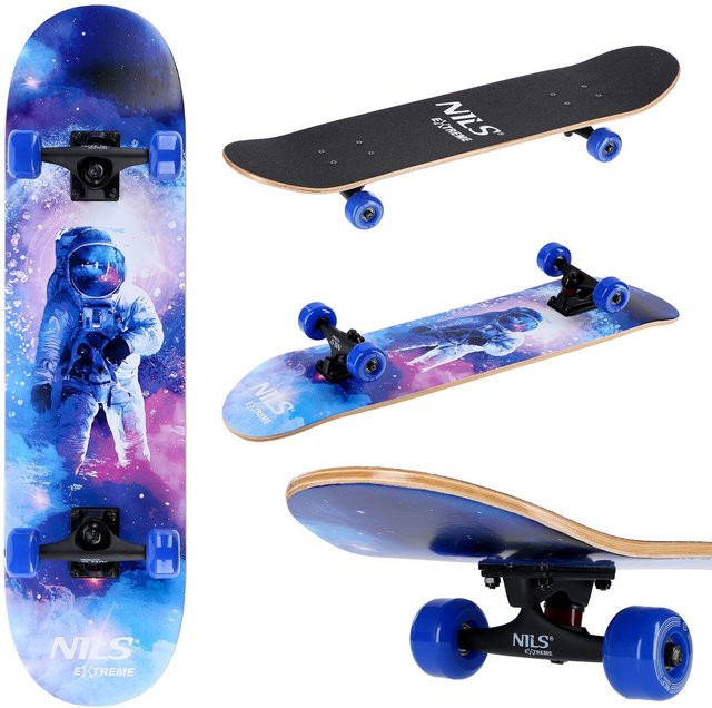 NILS Extreme Dreamer Skateboard mit Grip - Bild 1