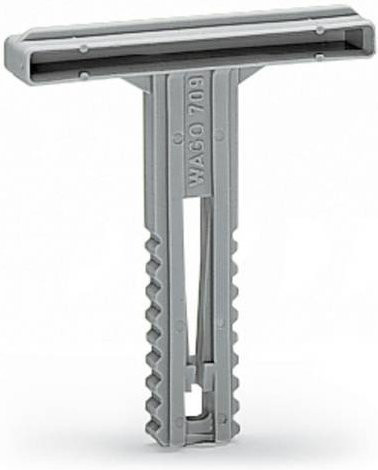 WAGO Trägerendelement 709-119 Grau 50 Stück - Bild 1