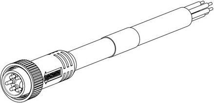 Molex Sensor-Aktor-Steckverbinder 1300061447 konfektioniert in Gelb - Bild 1