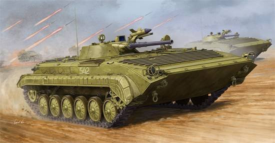 Trumpeter Soviet BMP-1 IFV, Fahrzeuge, Grün - Bild 1