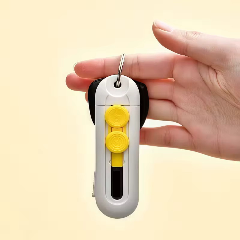 JETTING Mini Tragbares Unboxing Magnetisches Messer mit Sicherheitsschloss für Büro und Kühlschrank aus Kunststoff - Bild 3