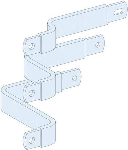 Schneider Electric LVS04453 PrismaSeT-P Verbindung für NSX400-630, 3-polig, Kipphebel, Festeinbau, horizontal, Farbe: Silber - Bild 1