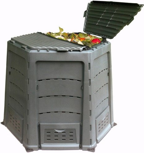 Thermoquick Express 800 Komposter in Grün aus Kunststoff, Breite: 123 cm, Tiefe: 96 cm, Höhe: 123 cm - Bild 1