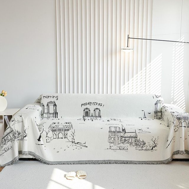 Super Six Universal Chenille Sofabezug als Staubschutz für dein Sofa, Breite: 180 cm, Tiefe: 130 cm - Bild 1