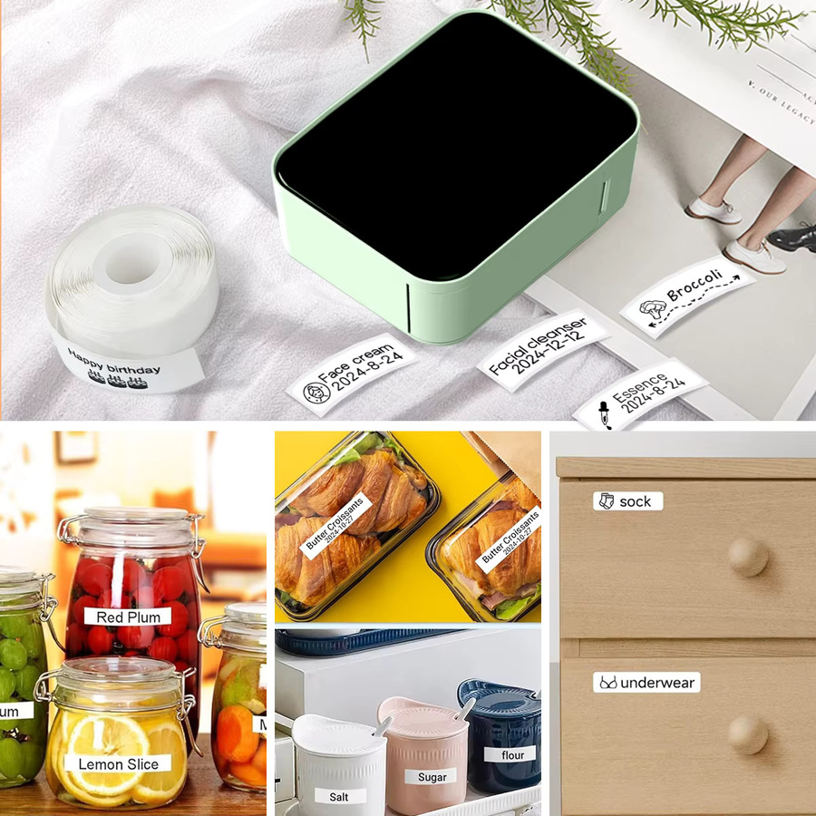 GZQIANJI Mini Smart Thermo-Etikettendrucker P15 D110 Bluetooth Tintenloser Sticker Maker für DIY und Markierungen - Bild 5