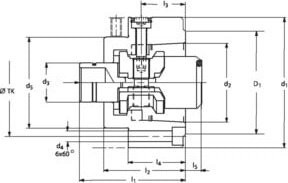 RÖHM Anbauflansch mit Einbauspannsatz HSK-C50 - Bild 1
