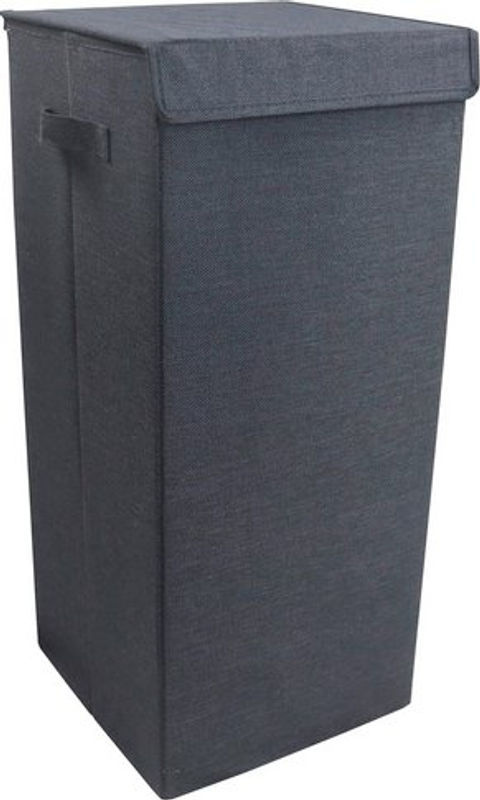VCM Wäschebox Dreso L aus Textil in Grau, B: 30 cm, H: 70 cm, T: 70 cm - Bild 2