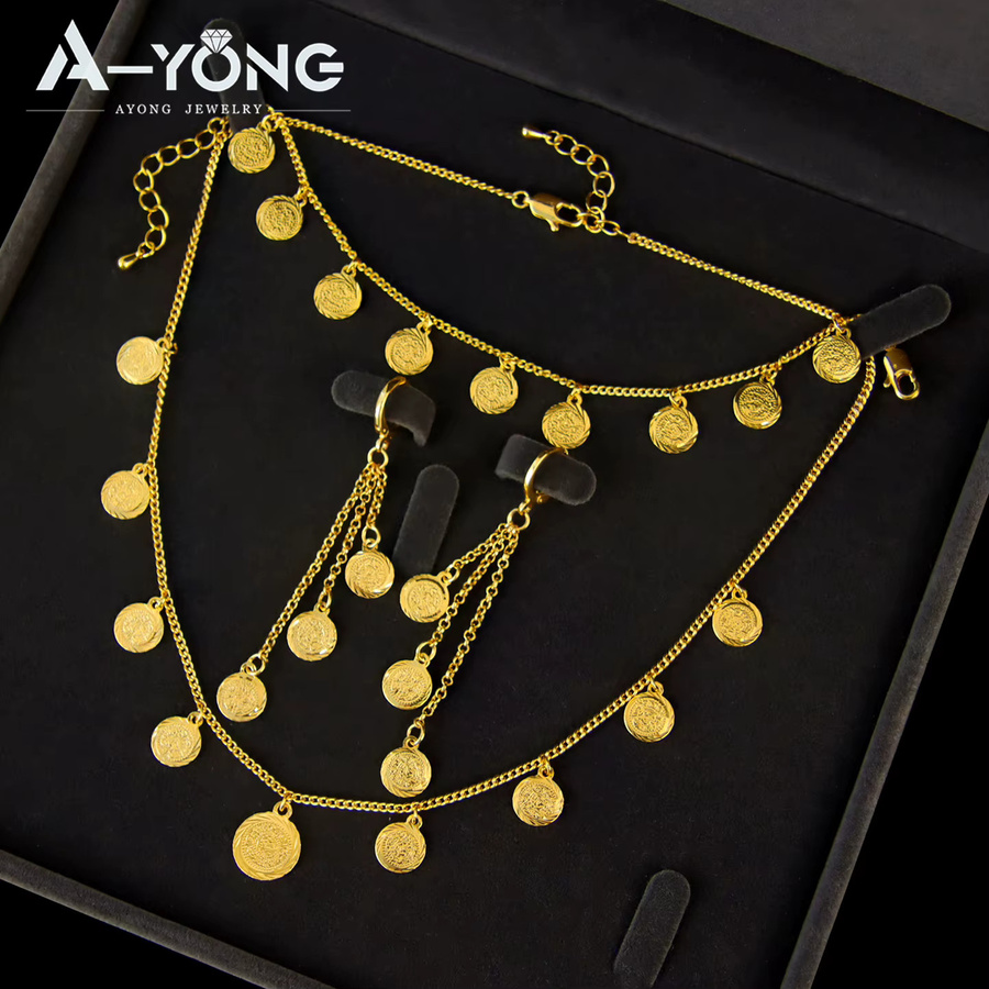 A-YONG AYONG JEWELRY Schmuckset, Gold, Damen - Bild 2