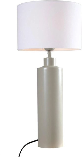 PR Home Solo Tischleuchte in Mattbeige mit E27 Fassung, Höhe: 40,0 cm, Breite: 25,0 cm, Tiefe: 1,0 cm - Bild 1