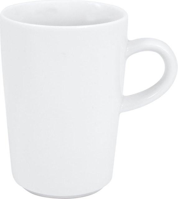 Kahla Macchiato-Obertasse Five Senses, 6er Pack, Weiß, Porzellan, Durchmesser: 7,9 cm, Höhe: 11,2 cm, 360 ml - Bild 1