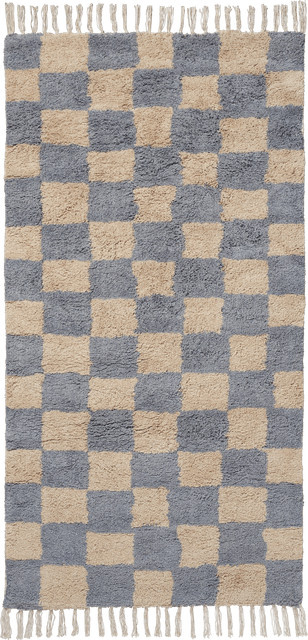 Ferm Living Mara Teppich Waschbar Multicolour mit Fransen und GOTS-Zertifizierung - Bild 1