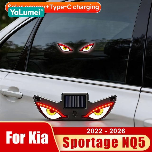 YaLumei Solar LED Warnleuchte Teufelsauge für Kia Sportage NQ5 Hybrid GT Line - Bild 1