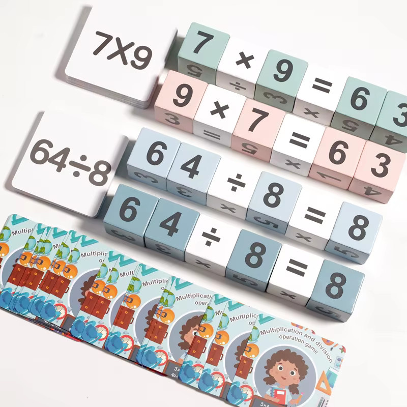 Datgo Montessori Mathe-Rechen-Puzzles, Lernspielzeug, Holz - Bild 2