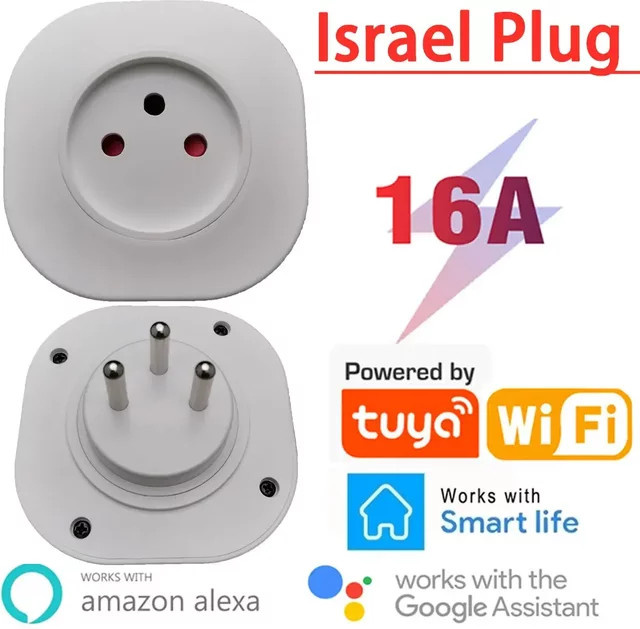 Tuya WiFi Smart Plug 16A mit App-Steuerung für Alexa und Google Home, Farbe: Weiß - Bild 1