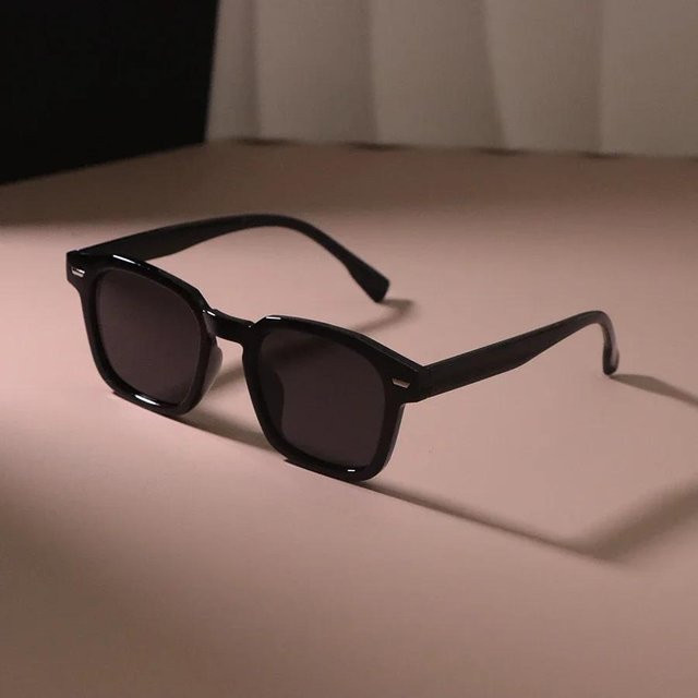 Yiran toy Sonnenbrille, quadratisch, Vollrand, Kunststoff, grau, Damen und Herren - Bild 1