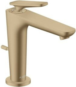 Hansgrohe Axor Citterio Waschtisch-Einhebelmischer in Gold mit Pop-up-Abfluss und 135 mm Auslauf - Bild 1