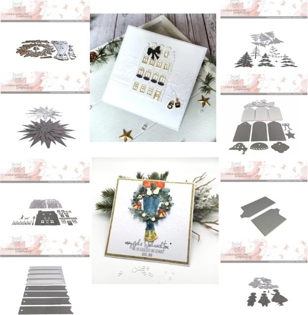Little Christmas Paris Stempel und Schablonen Set für Scrapbook, Tagebuch und Grußkarten zur DIY Dekoration - Bild 1