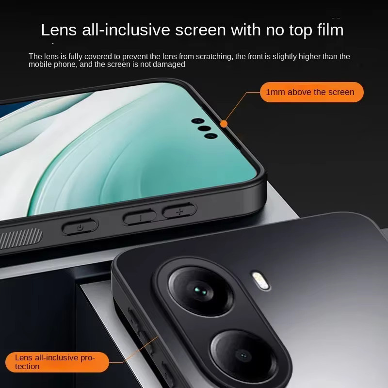 Silikon Schutzhülle in Matt-Optik für Xiaomi Poco X7, X7 Pro, M7 Pro und Redmi Turbo4 in Lila - Bild 4