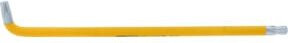 KS Tools Kugelkopf-TX-Winkelstiftschlüssel Torx T40 XL, 108 Grad abgewinkelt, Gelb - Bild 1