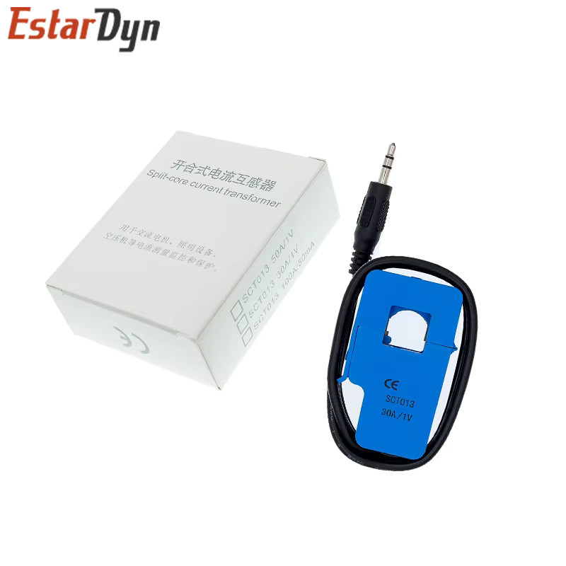 Estardyn Nicht-invasiver Wechselstromsensor SCT-013-030 C0 Split-Core-Stromwandler in Blau - Bild 2