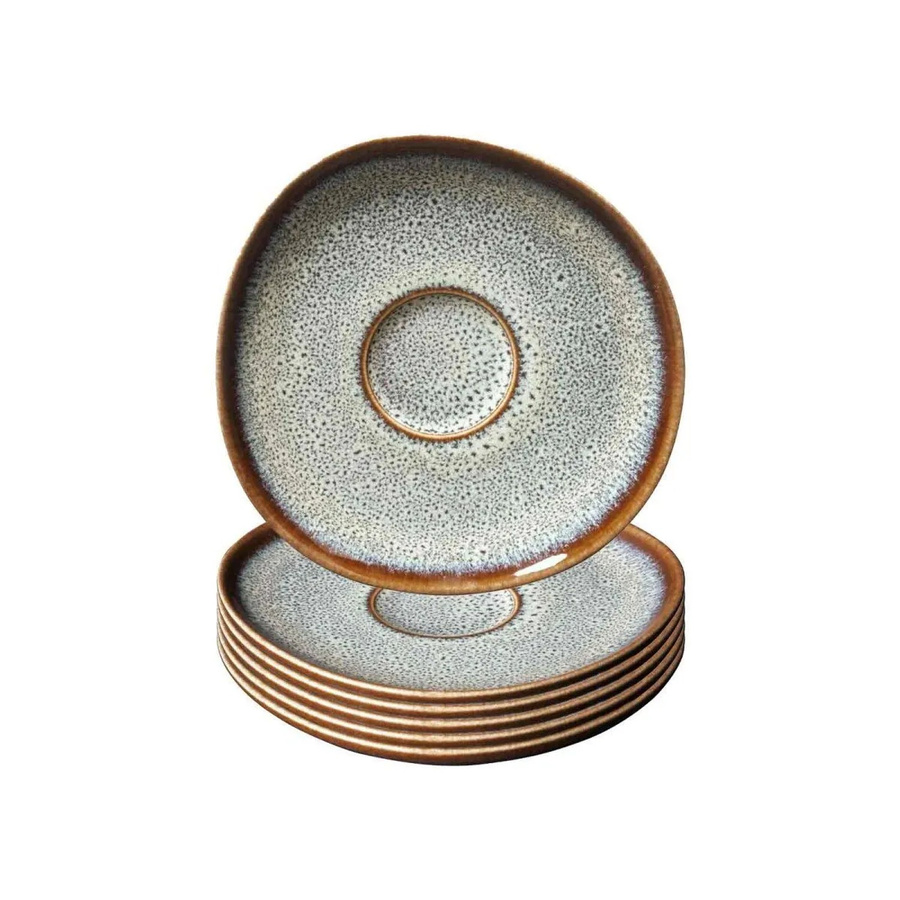 Villeroy & Boch like. Kaffeeuntertassen Lave Beige 6er Set Durchmesser: 15,2 cm - Bild 2