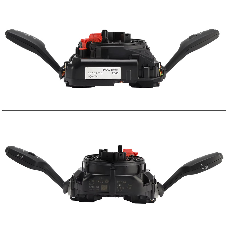 Areyourshop Blinker- und Wischerschalter-Einheit in Schwarz für BMW F07 F10 F12 F13 F06 - Bild 3