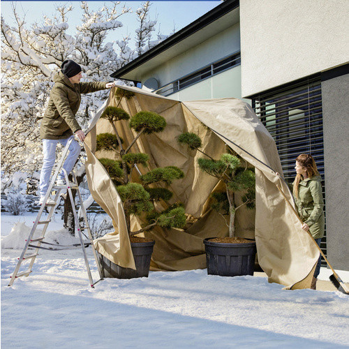 WINDHAGER Vlieshaube für Pflanzen in Beige, B: 350 cm, T: 390 cm - Bild 3