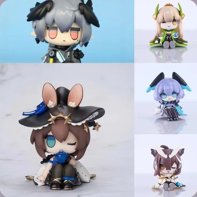 Bandai Arknights Chibi-Version Anime-Figur, Sitzende Pose, PVC - Bild 1