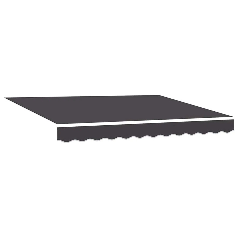 vidaXL Markisenersatzstoff aus Polyester in Anthrazit B: 235 cm, H: 195 cm - Bild 2