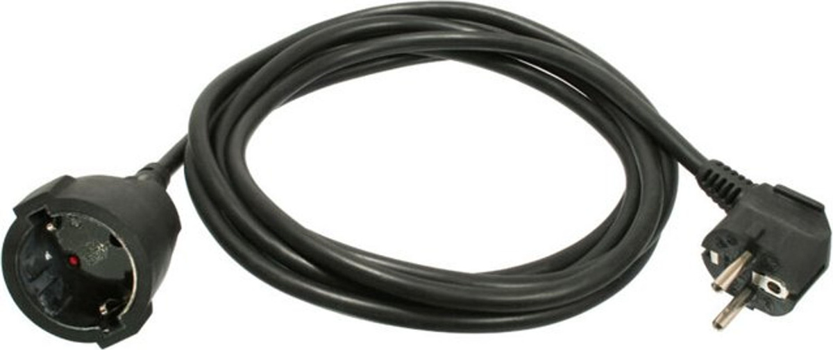 AS Schwabe Strom Verlängerungskabel 16A Schwarz 10 m H05VV-F 3G 1,5mm² - Bild 2