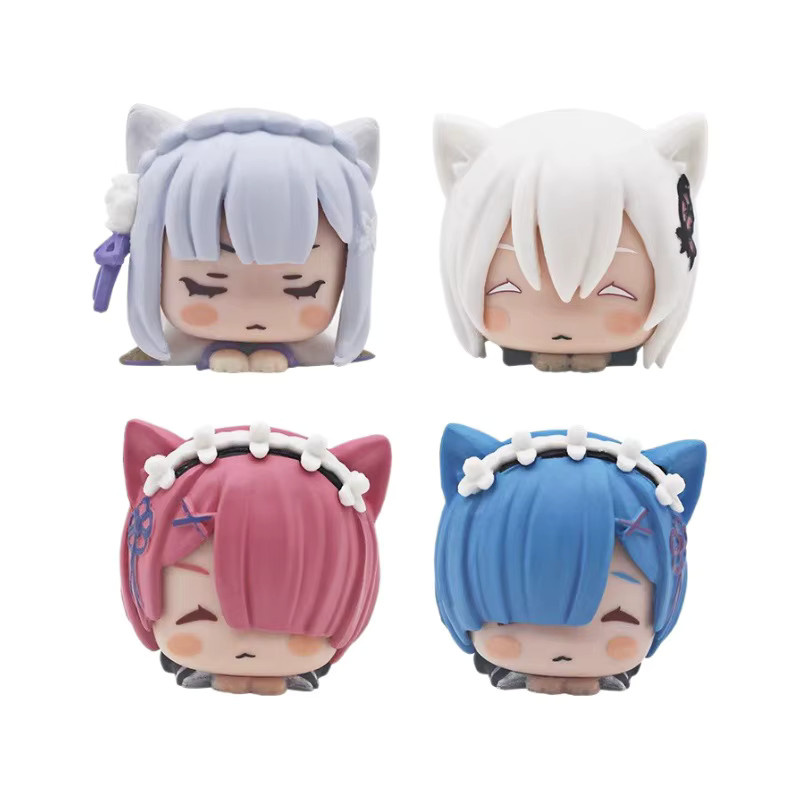 Bandai Re:Zero Schlafende Rem Figur, Desktop-Ornament, Bunt / Mehrfarbig - Bild 3