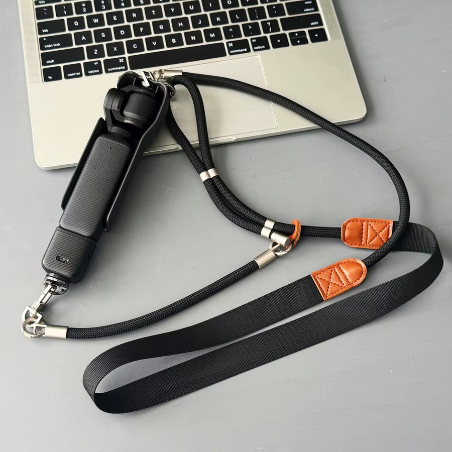 lolozzx Umhängeband für DJI OSMO Pocket 3 und Smartphones in Schwarz als Diebstahlschutz-Lanyard und Hängeseil - Bild 3
