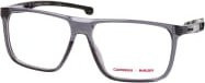 Carrera CARDUC Korrektionsbrille, Vollrand, Quadratisch, Kunststoff, grau, Herren - Bild 1