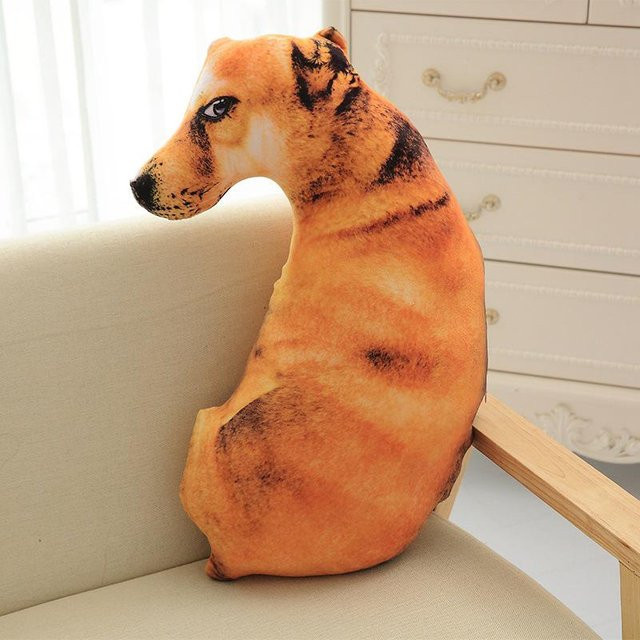 Yiran Health & Beauty Hundekissen Schlafpuppe, Plüschtier, 45cm, ab 3 Jahre - Bild 1