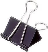 Soennecken Foldbackklemmer aus Metall in Schwarz - Bild 1