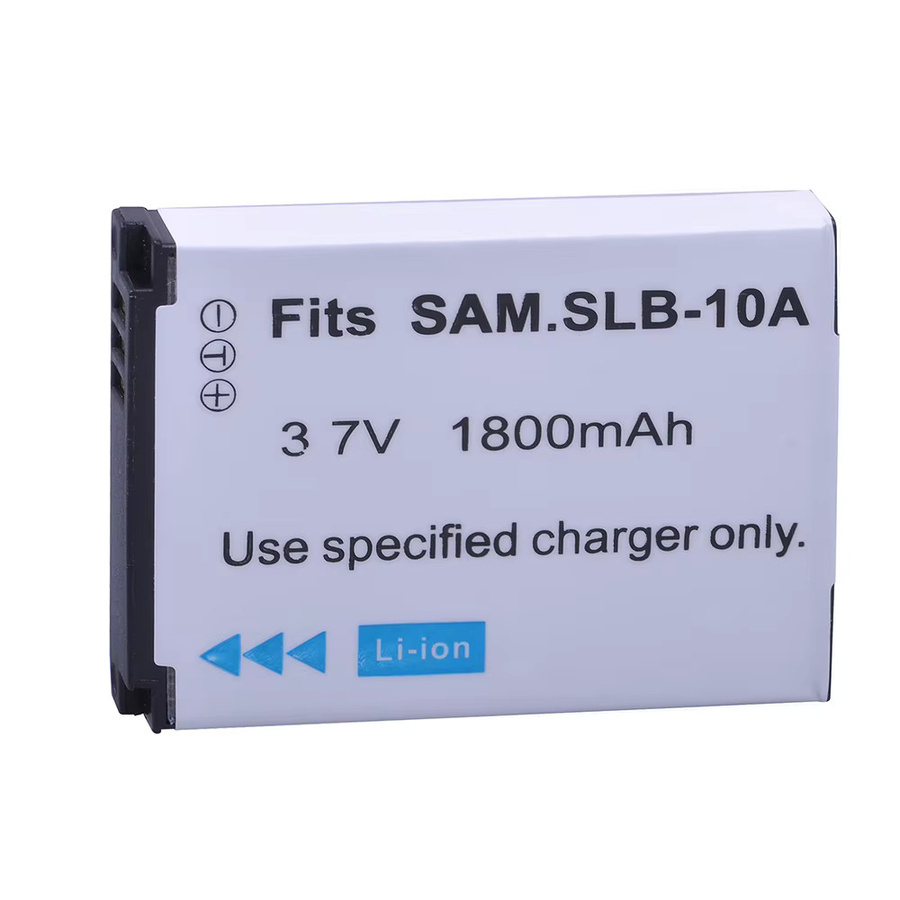 Batmax SLB-10A Akku mit LCD USB-Ladegerät in Schwarz für Samsung P800 P1000 PL50 PL51 PL55 SL420 SL502 SL620 SL720 SL820 WB700 - Bild 2
