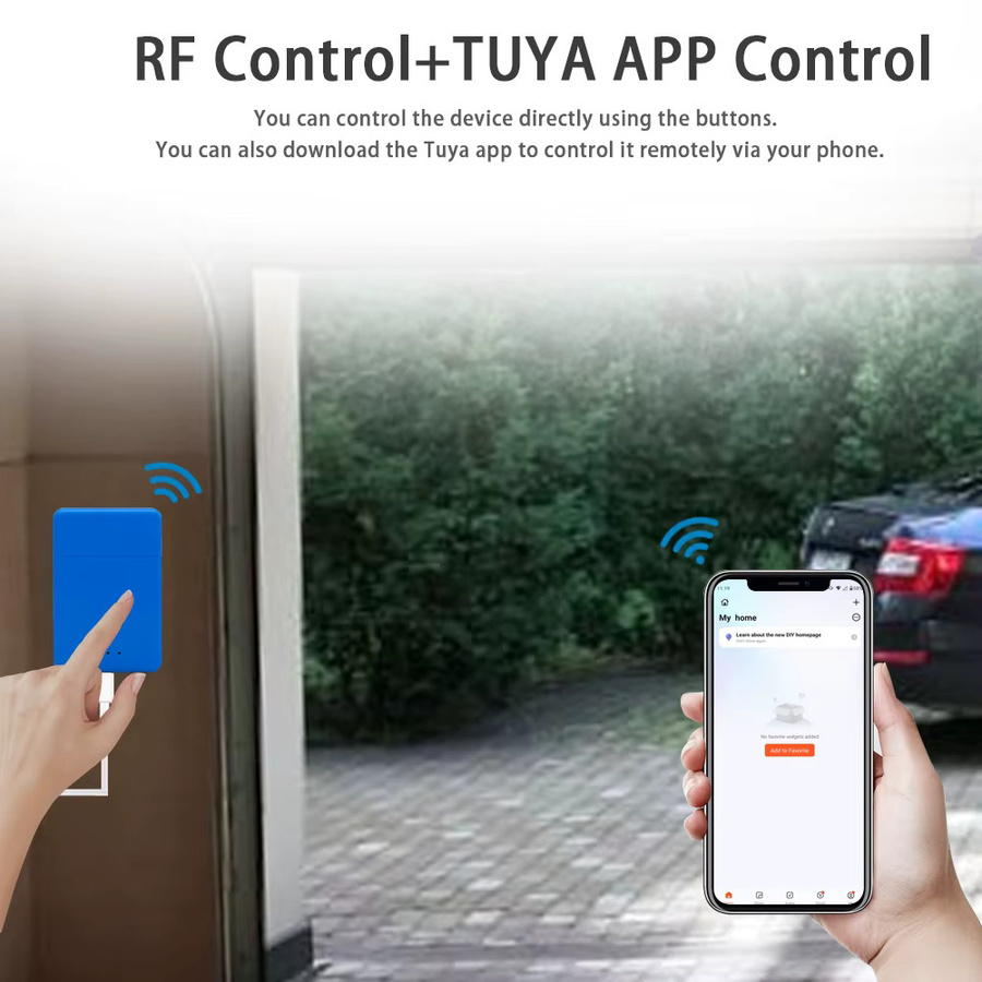 ATA PTX4 Wifi Smart Sender Drahtlose RF Brücke Tuya 433,92 MHz mit USB 5V und Alexa Kompatibilität, Blau - Bild 2