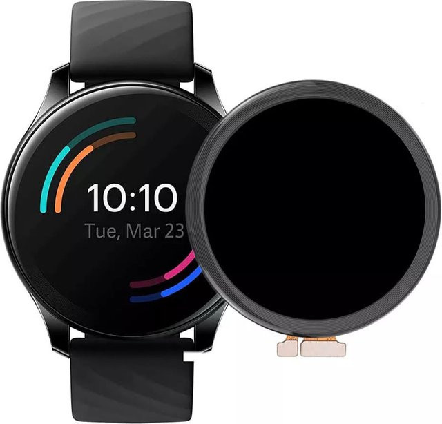OnePlus W301CN Smart Sport Uhr LCD-Bildschirm Ersatzteil in Schwarz - Bild 1