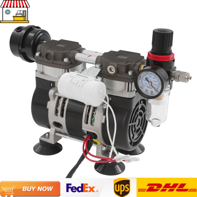 Bymaocar Vakuumpumpe 220 V mit -90KPA Unterdruck und G1/4 Anschluss für den industriellen Einsatz und das Labor - Bild 1
